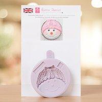 Karen Davies Christmas Cupcake Topper - Snowman Head 1 358775