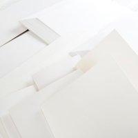 Kanban Assorted White Creased and Embossed Cards Set 354628