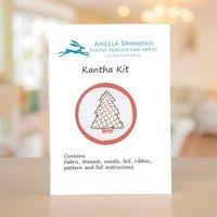 kantha christmas tree kit 377132