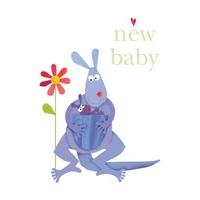 Kangaroo | New Baby Card