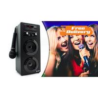 Karaoke Box with Bluetooth, Radio and Microphone - Free Delivery!