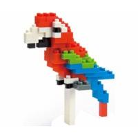 Kawada Nanoblock - Red-and-green Macaw