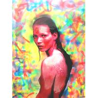 kate moss graffiti by dan pearce