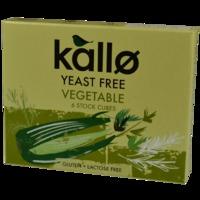 Kallo Yeast Free Vegetable Stock Cubes 66g - 66 g