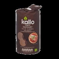 kallo organic savoury rice cakes 110g 110g