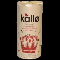 Kallo Organic Unsalted Rice Cakes 130g - 130 g