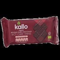 Kallo Organic Dark Chocolate Rice Cakes Thins 90g - 90 g