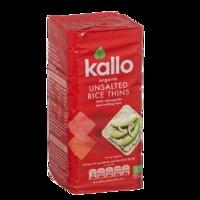 Kallo Thin Slice Rice Cakes No Salt 130g - 130 g