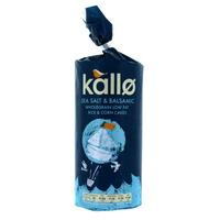 kallo sea salt and balsamic vinegar rice cakes