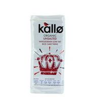 Kallo Organic Thin Unsalted Rice Cakes