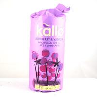 Kallo Blueberry & Vanilla Wholegrain Low Fat Rice & Corn Cakes
