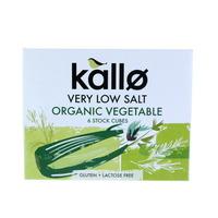 Kallo Organic Low Salt Vegetable Stock Cubes