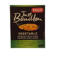Kallo 6 Just Bouillon Vegetable Stock Cubes