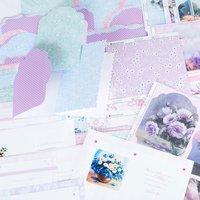 Kanban Spring Blooms Floral Collection and Shaped Designer Cards Bundle 402328