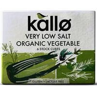 Kallo Low Salt Vegetable Stock Cubes - 66g