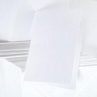 Kanban White Cards and Envelopes - A6 Set of 50 300gsm 399519
