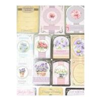 Kanban Card Craft Toppers Let Love Bloom Sentiments