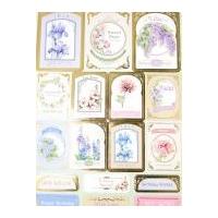 Kanban Card Craft Toppers Seeds With Love Sentiments