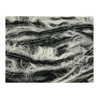 Katia Ninette Scarf Knitting Yarn 309 Black/Ivory