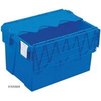 Kaiman Attached Lid Container 48 Litre 600 x 400 x 264 Blue