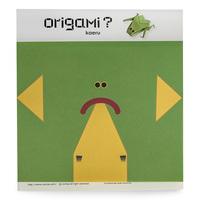 kaeru frog traditional origami kit