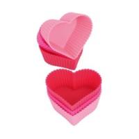 Kaiser 6 Silicone Heart Cake Moulds