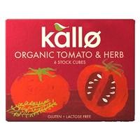 Kallo Organic Tomato &amp; Herb Stock Cubes 66g