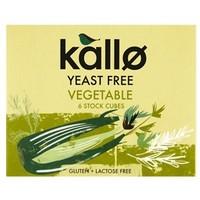 Kallo Vegetable Stock Cubes - Yeast Free 60g