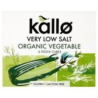 Kallo Organic Low Salt Vegetable Stock Cubes 66g
