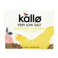 Kallo Organic Low Salt Chicken Stock Cubes 48g
