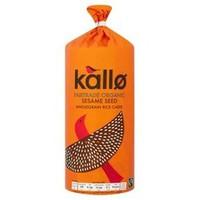 Kallo Organic Fairtrade Sesame Rice Cakes 130g