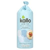 kallo rice cakes low fat 130g