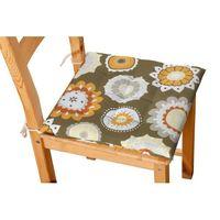 Karol seat cushion with ties