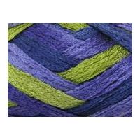 Katia Triana Scarf Knitting Yarn Purple Green Mix