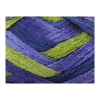 katia triana scarf knitting yarn purple green mix