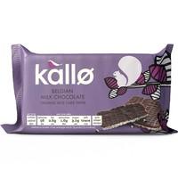 Kallo Organic Milk Chocolate Rice Cakes (90g)