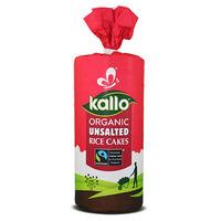 Kallo Organic Fairtrade Thick Slice Rice Cakes (130g)