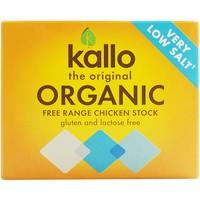 kallo organic very low salt chicken stock cubes 51g
