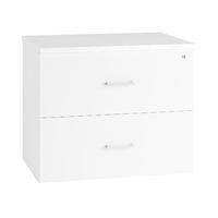 Kaleidoscope 2 Draw Side Filing Cabinet White Self Assembly Required