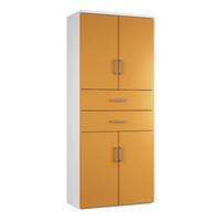 kaleidoscope 4 door 2 drawer combination cupboard orange professional  ...