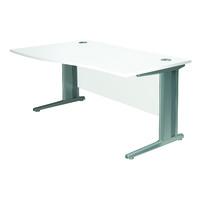 Kaleidoscope Cantilever Deluxe Wave Desk Left Hand 120cm Professional Assembly Included