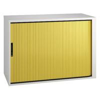 Kaleidoscope Low Tambour Storage Unit Yellow Professional Assembly Included