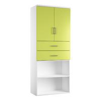 Kaleidoscope 2 Door 2 Drawer Combination Cupboard Green Professional Assembly Included