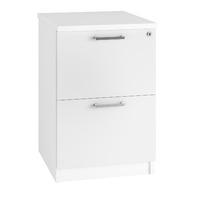 Kaleidoscope 2 Draw Filing Cabinet White Professional Assembly Included