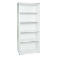 Kaleidoscope Tall Bookcase Unit White Self Assembly Required