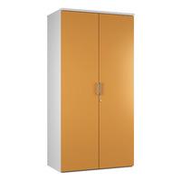 Kaleidoscope 2 Door Tall Storage Unit Orange Self Assembly Required