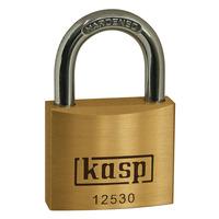 kasp k12530d premium brass padlock 30mm