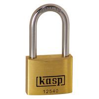Kasp K12540L40D Premium Brass Padlock - 40x40mm - Long Shackle