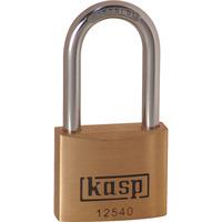 Kasp K12540L40A5 Premium Brass Padlock - 40x40mm - Long Shackle - ...