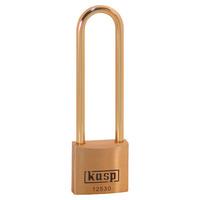 kasp k12530l70bd premium brass padlock 30x70mm long brass shackle